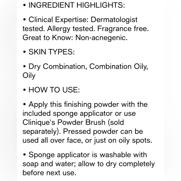 Clinique Stay-Matte Sheer Pressed Powder 
03 Stay Beige (MF/M) Brand New - Picture 7 of 7